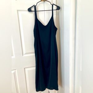 Who What Wear Black Slip Dress XXL